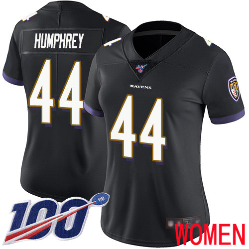 Baltimore Ravens Limited Black Women Marlon Humphrey Alternate Jersey NFL Football #44 100th Season Vapor Untouchable->baltimore ravens->NFL Jersey
